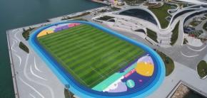 潮起港灣，綠滿操場(chǎng)！北京火炬生地人造草坪傾情助力“至海港灣--海上大操場(chǎng)”煥新起航